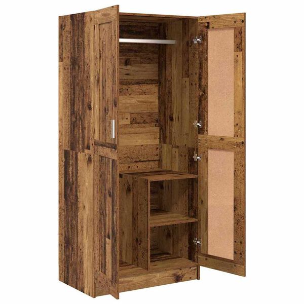 vidaXL Ντουλάπι Παλιό Ξύλο 82.5 x 51.5 x 180 εκ. Επεξεργασμένο ξύλο