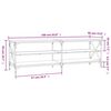 vidaXL Έπιπλο Τηλεόρασης Sonoma Δρυς 160x40x50 εκ. Επεξ. Ξύλο
