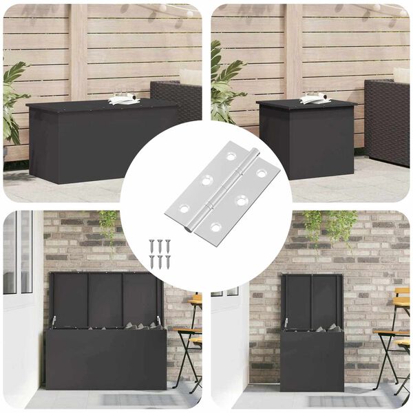 vidaXL Ά&xi;&omicron;&nu;&alpha;&sigmaf; &Mu;&omicron;&nu;ό&chi;&rho;&omega;&mu;&omicron; 12 pcs &Alpha;&sigma;&eta;&mu;ί 58 x 35 x 1 mm &Alpha;&tau;&sigma;ά&lambda;&iota;