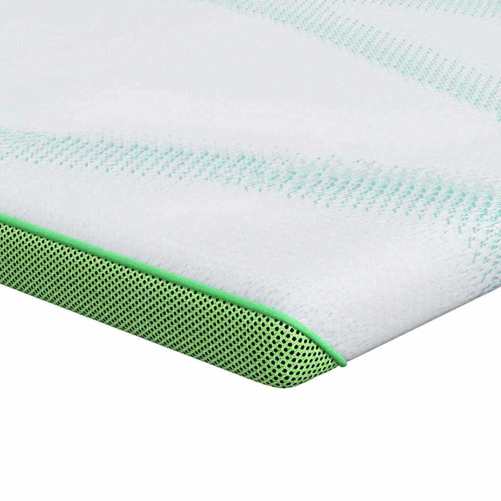 vidaXL Στρώματα Λευκό και Πράσινο 70 x 200 cm