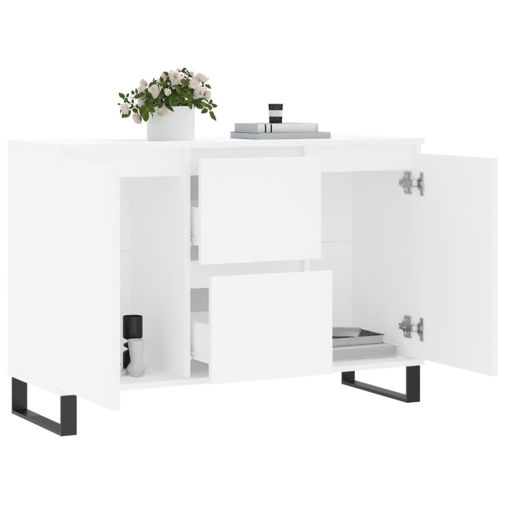 vidaXL Μπουφές Λευκός 104 x 35 x 70 εκ. από Επεξεργασμένο Ξύλο