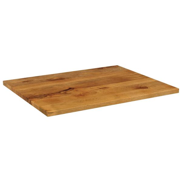 vidaXL Επιφάνεια Τραπεζιού Ορθογώνια 90x80x3,8 εκ. Μασίφ Ξύλο Μάνγκο