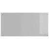 vidaXL Πίσω Πάνελ Κουζίνας 2 pcs Ανοιχτό γκρι 100 x 50 cm