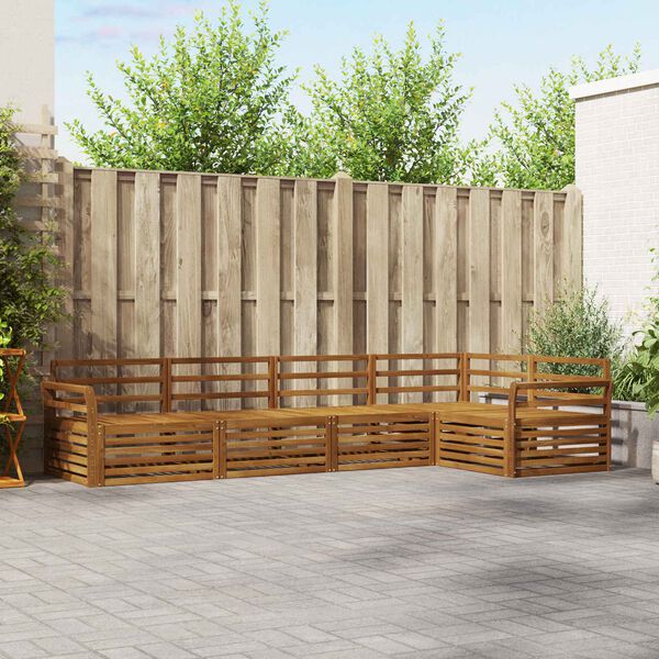 vidaXL &Sigma;&epsilon;&iota;&rho;ά &Kappa;&alpha;&nu;&alpha;&pi;έ &Epsilon;&xi;&omega;&tau;&epsilon;&rho;&iota;&kappa;&omicron;ύ 5 pcs &Phi;&upsilon;&sigma;&iota;&kappa;ό &Sigma;&tau;&epsilon;&rho;&epsilon;ό &Xi;ύ&lambda;&omicron; &Alpha;&kappa;&alpha;&kappa;ί&alpha;&sigmaf;