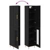 vidaXL Highboard 2 pcs &Mu;&alpha;ύ&rho;&eta; &Omicron;&xi;&upsilon;ά &Epsilon;&pi;&epsilon;&xi;&epsilon;&rho;&gamma;&alpha;&sigma;&mu;έ&nu;&omicron; &xi;ύ&lambda;&omicron;