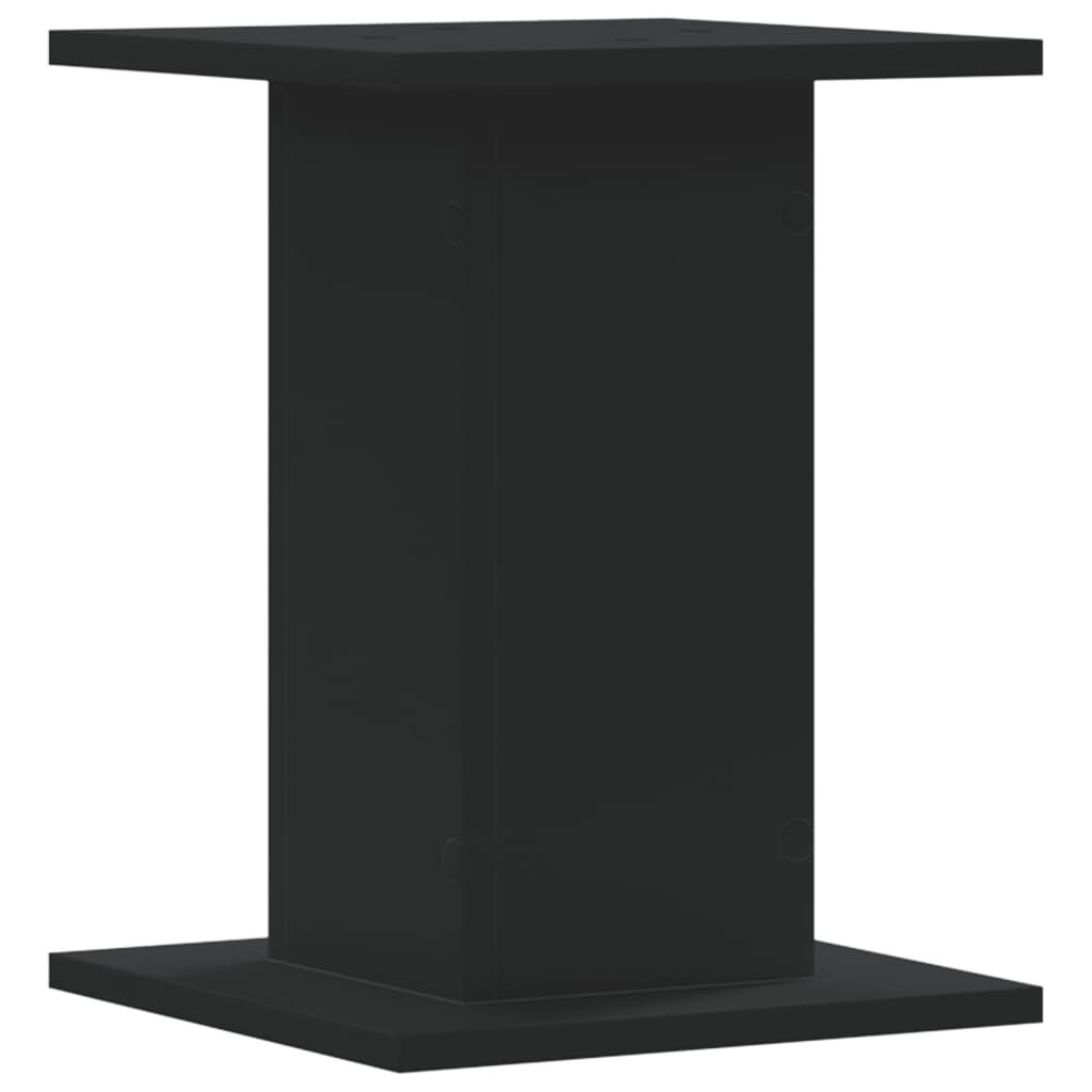 vidaXL Βάσεις Ηχείων 2 Τεμ. Μαύρες 30x30x40 εκ. Επεξ. Ξύλο