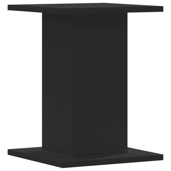 vidaXL Βάσεις Ηχείων 2 Τεμ. Μαύρες 30x30x40 εκ. Επεξ. Ξύλο