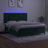 vidaXL &Kappa;&rho;&epsilon;&beta;ά&tau;&iota; Boxspring &mu;&epsilon; &Sigma;&tau;&rho;ώ&mu;&alpha; & LED &Sigma;&kappa;. &Pi;&rho;ά&sigma;&iota;&nu;&omicron; 180x200&epsilon;&kappa; &Beta;&epsilon;&lambda;&omicron;ύ&delta;&omicron;