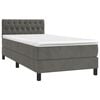 vidaXL &Kappa;&rho;&epsilon;&beta;ά&tau;&iota; Boxspring &mu;&epsilon; &Sigma;&tau;&rho;ώ&mu;&alpha; & LED &Sigma;&kappa;. &Gamma;&kappa;&rho;&iota; 90x190 &epsilon;&kappa;. &Beta;&epsilon;&lambda;&omicron;ύ&delta;&iota;&nu;&omicron;