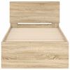 vidaXL Πλαίσιο Κρεβατιού με Κεφαλάρι Sonoma Δρυς 90x200 εκ. Επεξ. Ξύλο