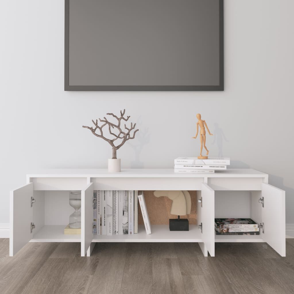 vidaXL Έπιπλο Τηλεόρασης Λευκό 120x30x40,5 εκ. από Επεξεργασμένο Ξύλο
