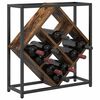 vidaXL Ράφι Κρασιού Καπνιστή δρυς 51 x 18 x 52.5 εκ.