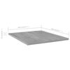 vidaXL Ράφια Βιβλιοθήκης 4 τεμ. Γκρι Σκυροδ. 40x50x1,5 εκ. Μοριοσανίδα
