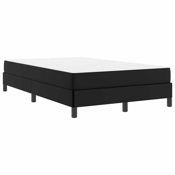 vidaXL Κρεβάτι Άλλο Μαύρο 120 x 200 cm Τεχνητό δέρμα