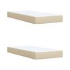 vidaXL &Kappa;&rho;&epsilon;&beta;ά&tau;&iota; Boxspring &mu;&epsilon; &Sigma;&tau;&rho;ώ&mu;&alpha; &Kappa;&rho;&epsilon;&mu; 200x200 &epsilon;&kappa;. &Upsilon;&phi;&alpha;&sigma;&mu;ά&tau;&iota;&nu;&omicron;