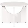 vidaXL Τραπεζάκι σαλονιού Λευκό 50 x 50 x 35 cm Μασίφ ξύλο πεύκου