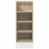 vidaXL Ντουλάπι "Riga" Sonoma Δρυς 30x44,5x81,5 εκ. από Τεχνητό Ξύλο
