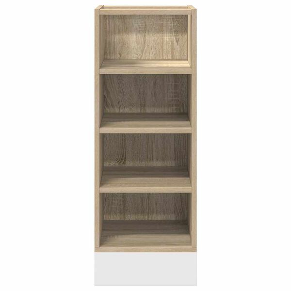 vidaXL Ντουλάπι Δαπέδου Riga Sonoma Δρυς 30x44,5x81,5 εκ. Ξύλο