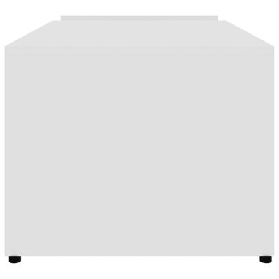 vidaXL Τραπεζάκι Σαλονιού Λευκό 90 x 45 x 35 εκ. από Μοριοσανίδα