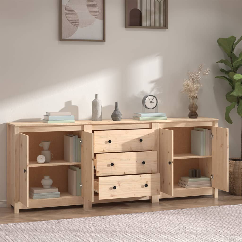 vidaXL Συρταριέρα 210x35x80 εκ. από Μασίφ Ξύλο Πεύκου