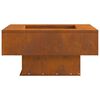 vidaXL Φωτιά Καφέ 60 x 60 x 30 cm Ατσάλι σκληρυθέν στον αέρα