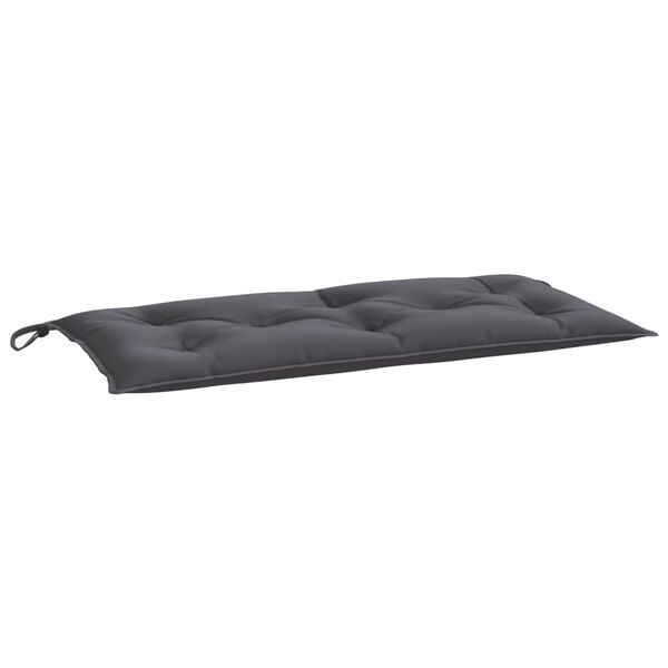 vidaXL Μαξιλάρια Πάγκου Κήπου 2 τεμ. Ανθρακί 100x50x7cm Ύφασμα Oxford