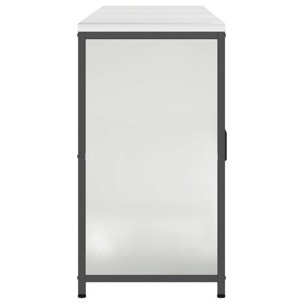 vidaXL Σετ Αποθήκευσης Κουζίνας με ράφι 3 pcs Ασημί 210 x 50 x 92 εκ