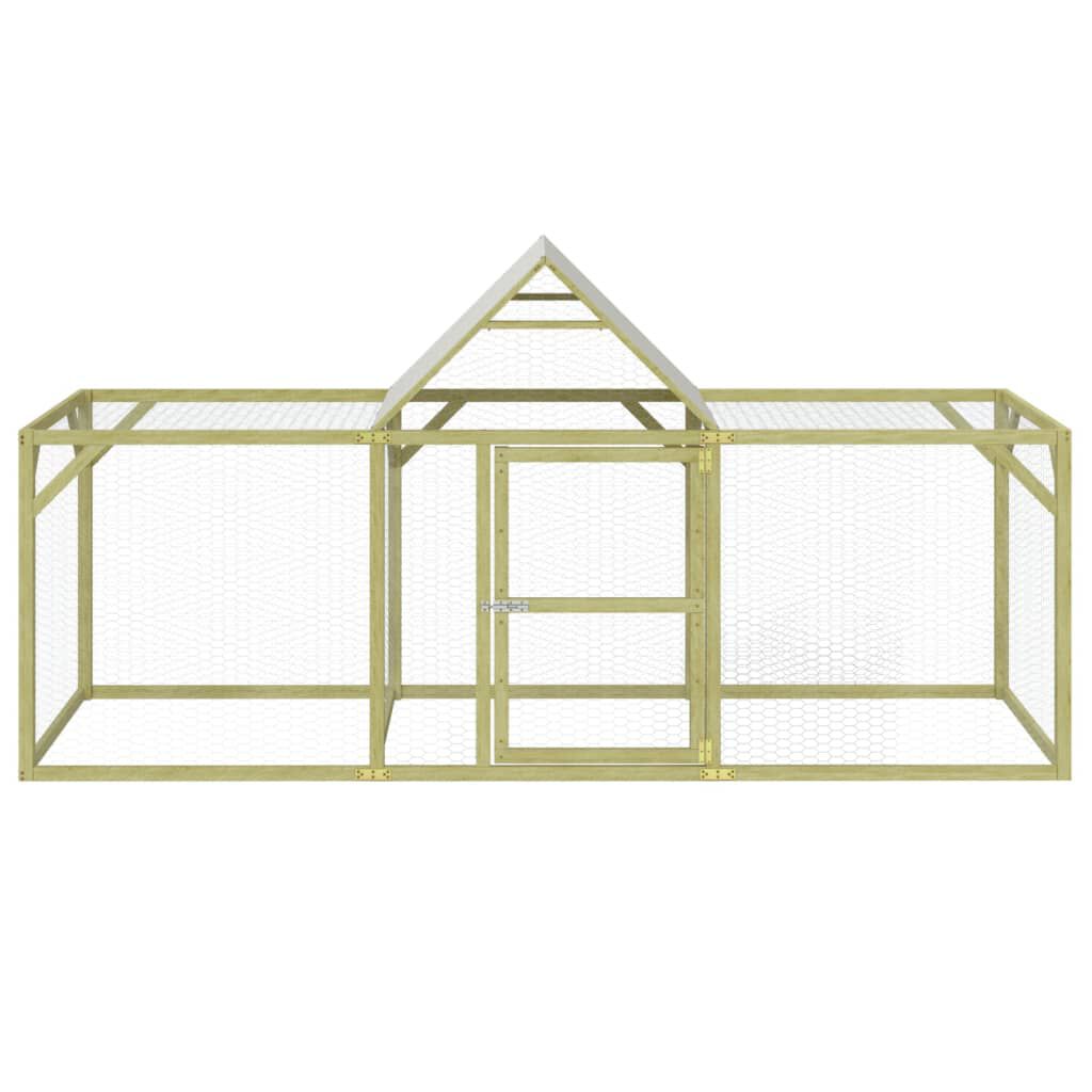 vidaXL Κοτέτσι 300x100x150 εκ. από Μασίφ Εμποτισμένο Ξύλο Πεύκου