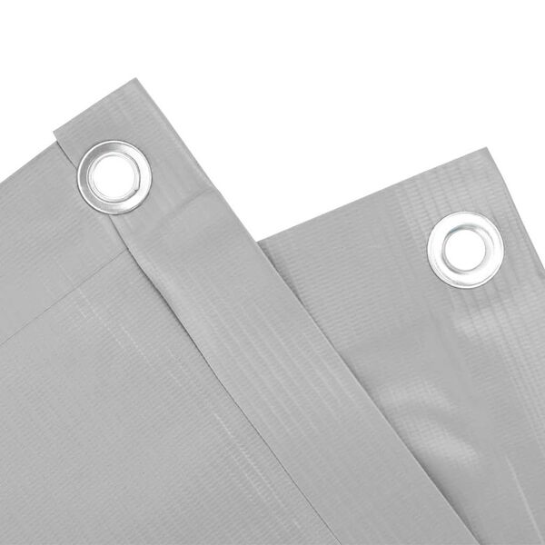 vidaXL Περίφραξη Μπαλκονιού Προστατευτική Γκρι 1000x75 εκ. από PVC