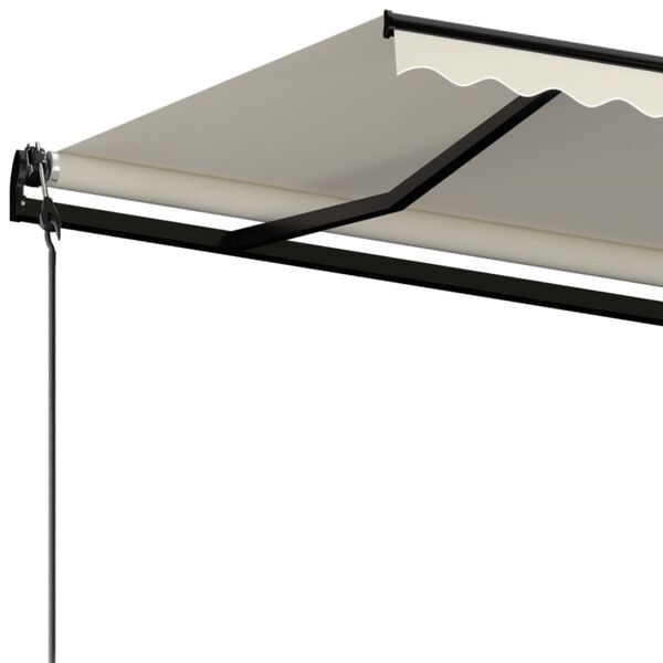 vidaXL Τέντα Συρόμενη Αυτόματη Κρεμ 500x350 εκ.