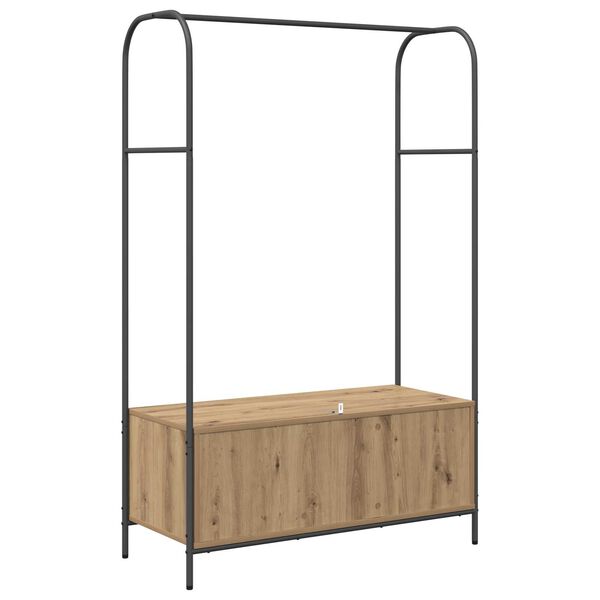 vidaXL Ράφι Ρούχων Καρυδιά 100x44x160 εκ.
