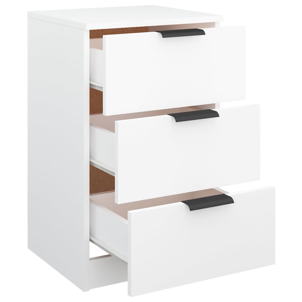 vidaXL Κομοδίνο Λευκό 40 x 36 x 65 εκ.