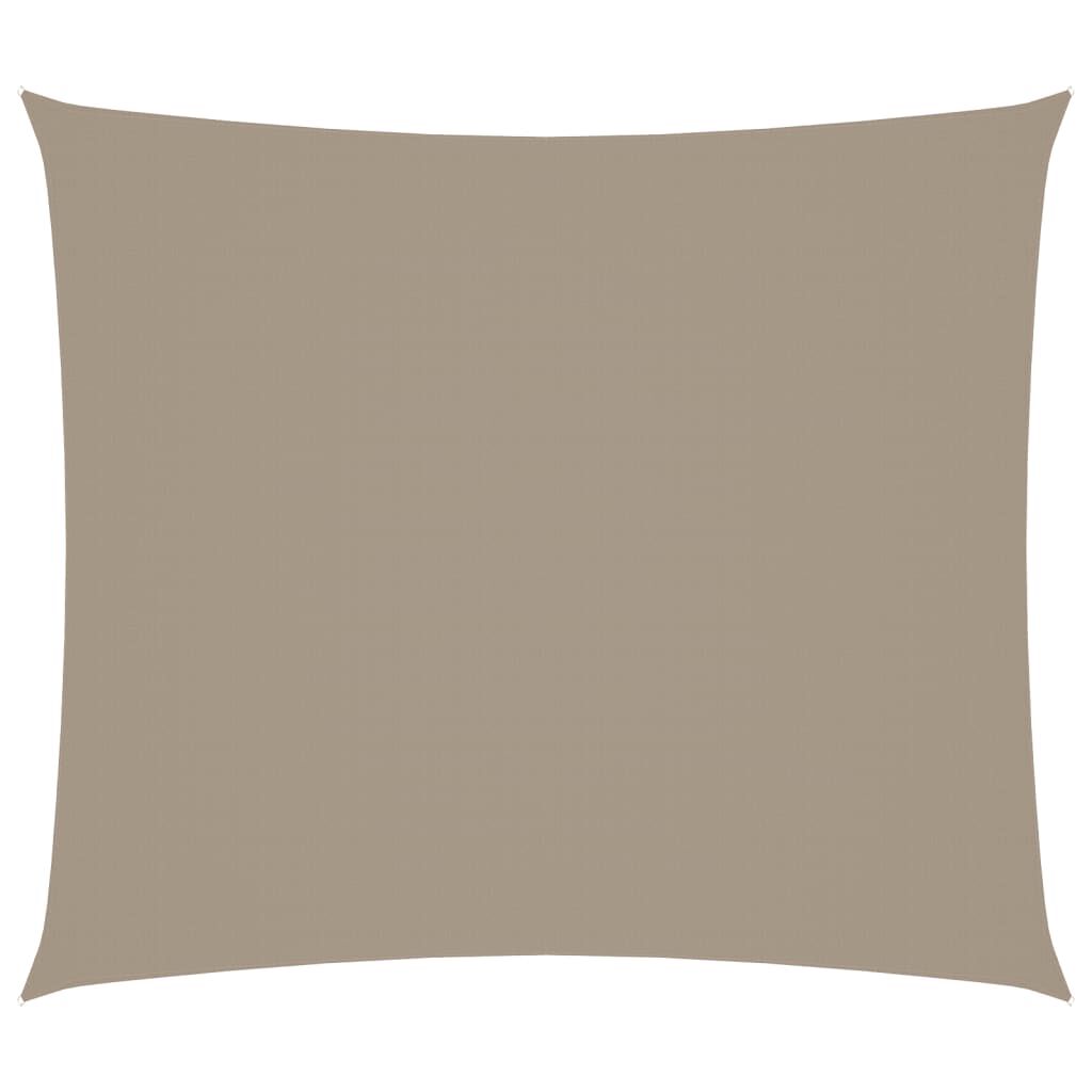 vidaXL Πανί Σκίασης Ορθογώνιο Taupe 2,5 x 3 μ. από Ύφασμα Oxford