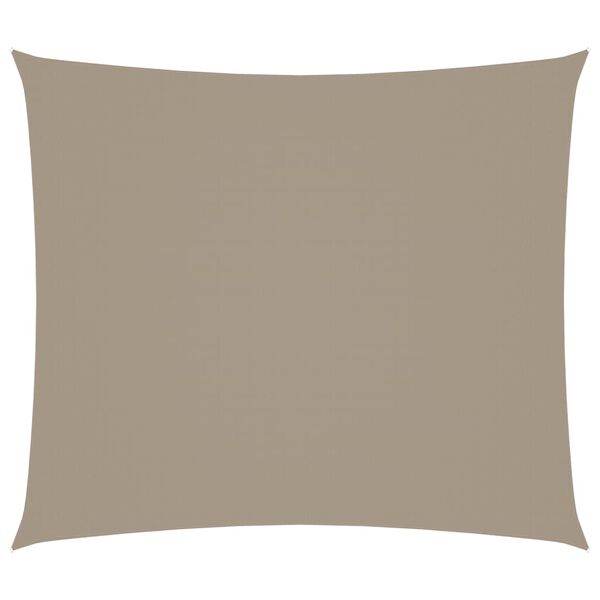 vidaXL Πανί Σκίασης Ορθογώνιο Taupe 2,5 x 3 μ. από Ύφασμα Oxford