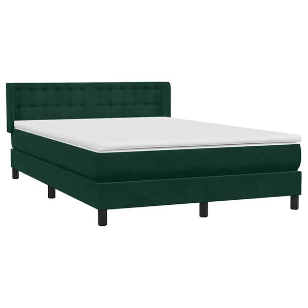 vidaXL &Kappa;&rho;&epsilon;&beta;ά&tau;&iota; Boxspring &mu;&epsilon; &Sigma;&tau;&rho;ώ&mu;&alpha; &Sigma;&kappa;&omicron;ύ&rho;&omicron; &Pi;&rho;ά&sigma;&iota;&nu;&omicron; 160x210&epsilon;&kappa;. &Beta;&epsilon;&lambda;&omicron;ύ&delta;&iota;&nu;&omicron;