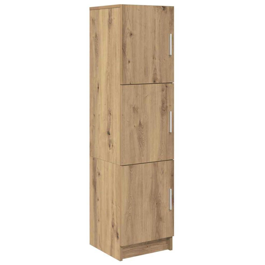 vidaXL Ψηλή Ντουλάπα artisan δρυς 31,5 x 32 x 124 εκ