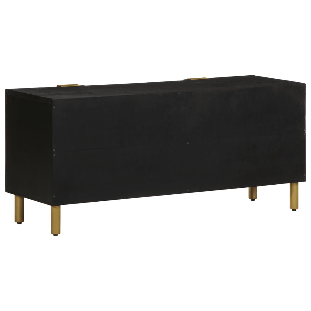vidaXL Έπιπλο Τηλεόρασης Μαύρο 105x33x46 εκ. από Επεξεργασμένο Ξύλο