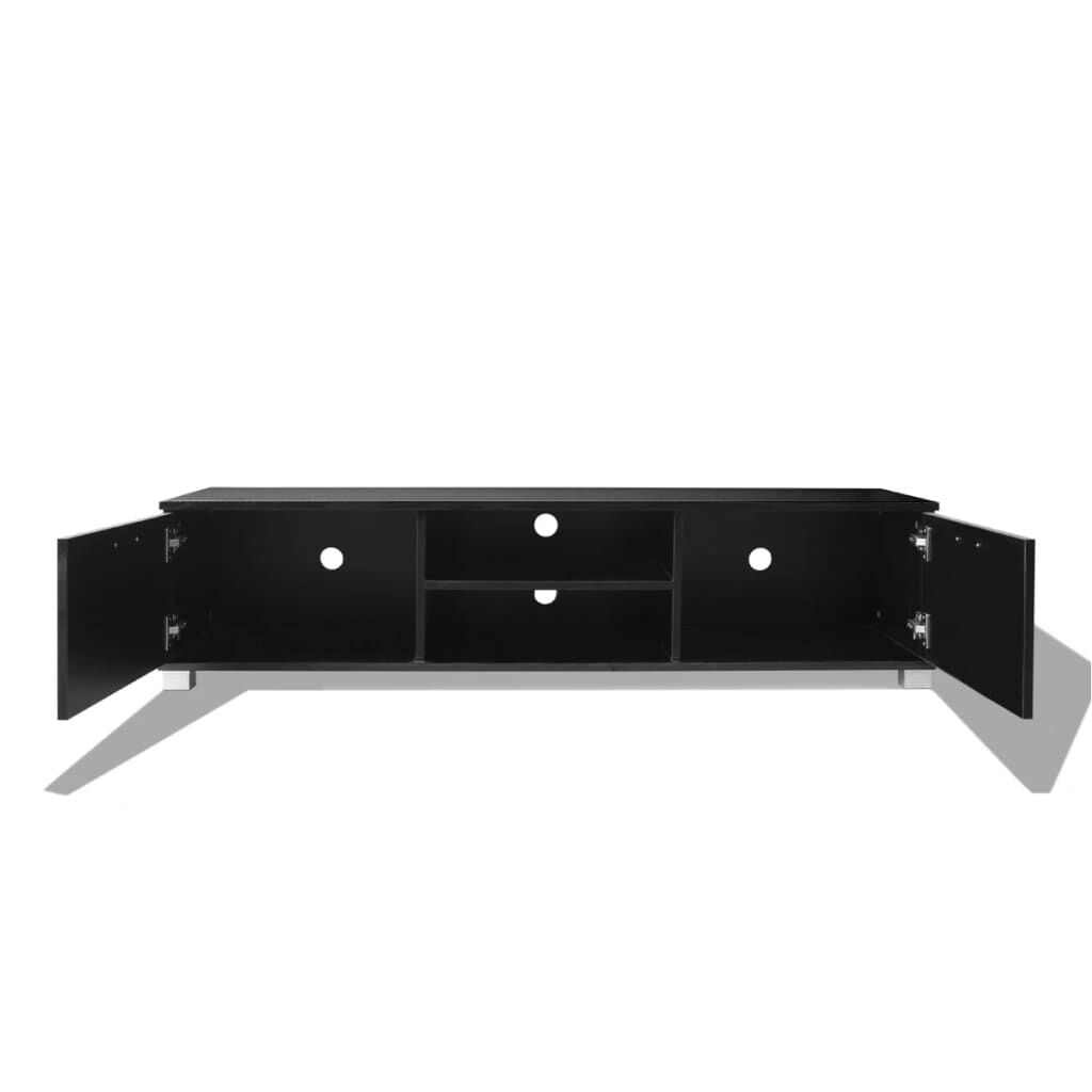 vidaXL Έπιπλο Τηλεόρασης Γυαλιστερό Μαύρο 140 x 40,5 x 35 εκ.