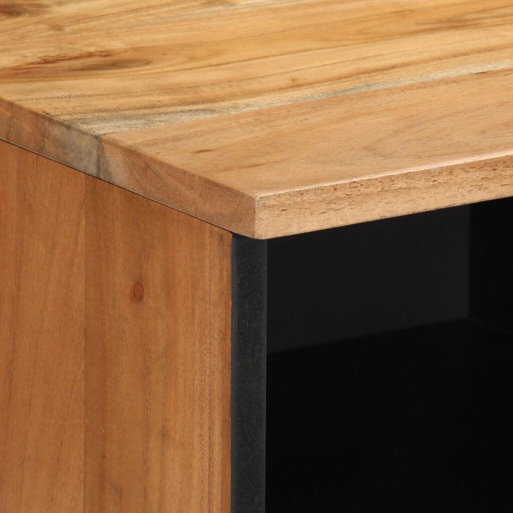 vidaXL Ντουλάπα τηλεόρασης 100x33,5x46 εκ. Μασίφ ξύλο ακακίας