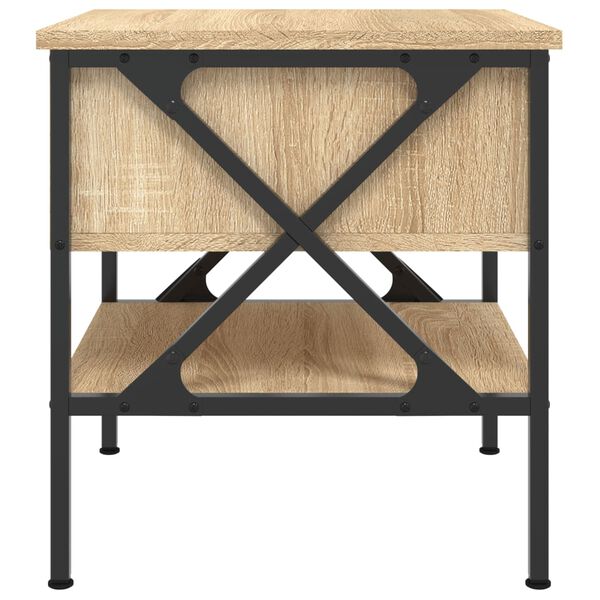 vidaXL Κομοδίνο Sonoma Δρυς 40 x 42 x 45 εκ. από Επεξεργασμένο Ξύλο