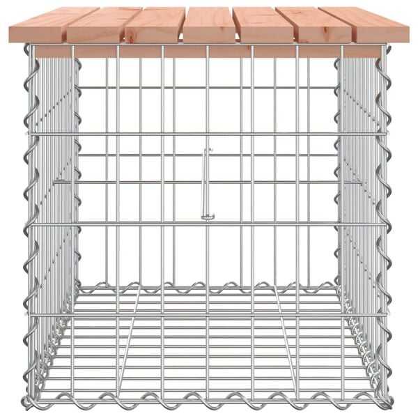 vidaXL Πάγκος Κήπου Συρματοκιβώτιο 63 x 44 x 42 εκ. Μασίφ Ψευδοτσούγκα