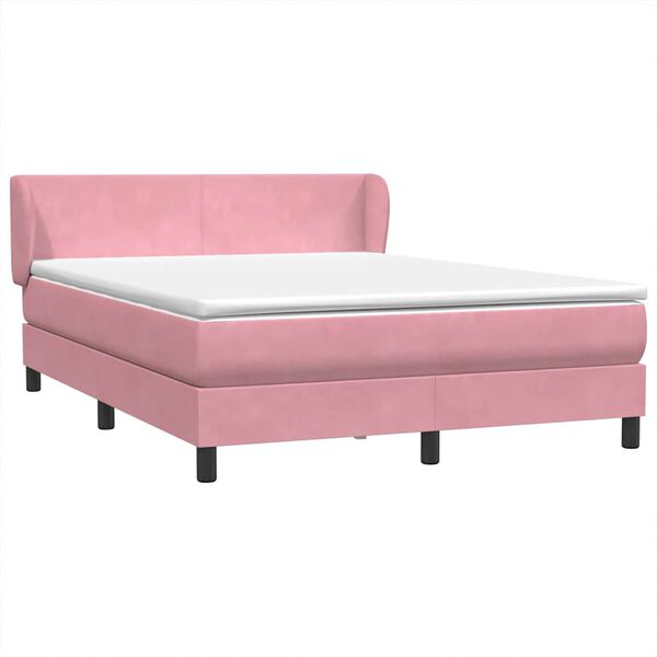 vidaXL &Kappa;&rho;&epsilon;&beta;ά&tau;&iota; Boxspring &mu;&epsilon; &Sigma;&tau;&rho;ώ&mu;&alpha; &Rho;&omicron;&zeta; 160x210 &epsilon;&kappa;. &Beta;&epsilon;&lambda;&omicron;ύ&delta;&iota;&nu;&omicron;