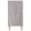 vidaXL Κομοδίνο Γκρι Sonoma 40x35x70 εκ.