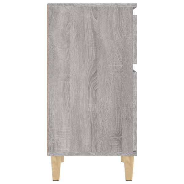 vidaXL Κομοδίνο Γκρι Sonoma 40x35x70 εκ.