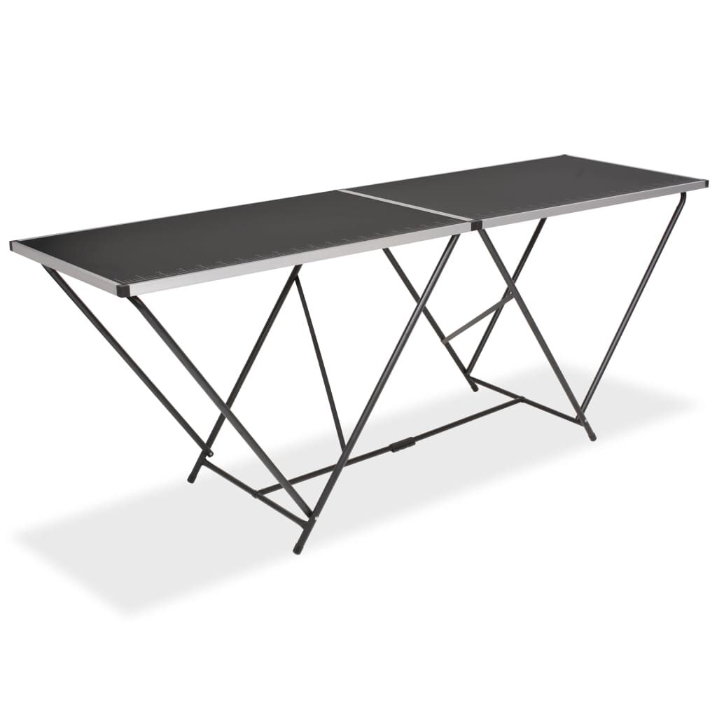 vidaXL Τραπέζι για Κόλληση Ταπετσαρίας 200x60x78 εκ. από MDF/Αλουμίνιο