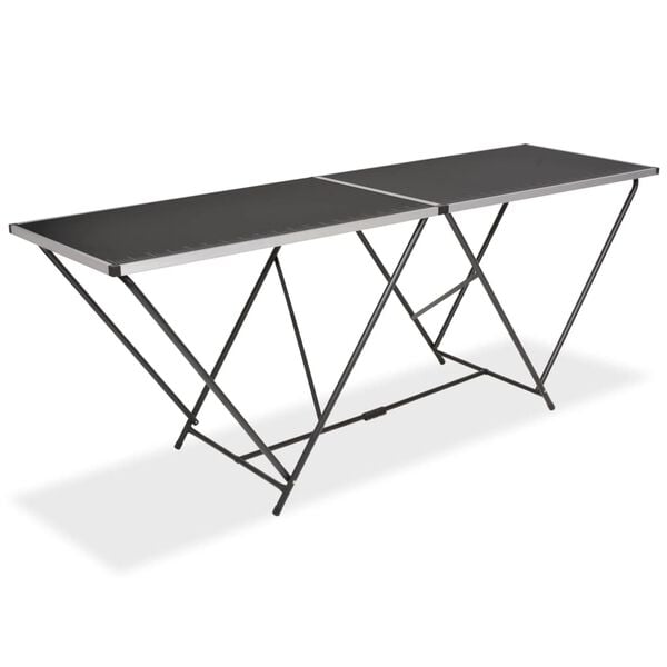 vidaXL Τραπέζι για Κόλληση Ταπετσαρίας 200x60x78 εκ. από MDF/Αλουμίνιο