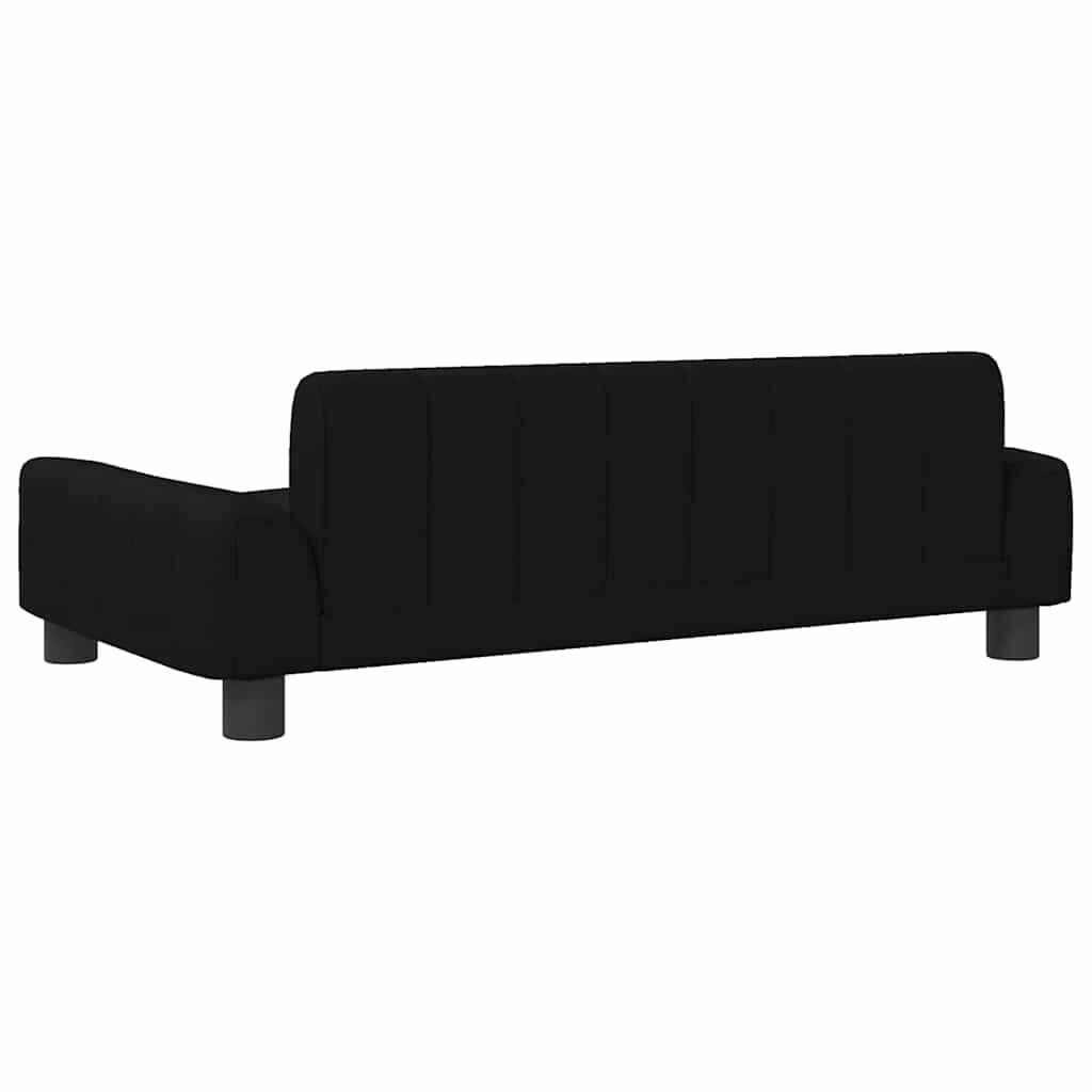 vidaXL Κρεβάτι Σκύλου Μαύρο 90 x 53 x 30 εκ. Υφασμάτινο
