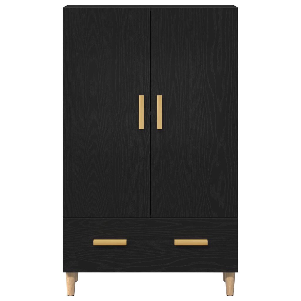 vidaXL Υψηλός ντουλάπι σε Μαύρη Δρυς, 70x31x115 εκ, Φτιαγμένο από Επεξεργασμένο Ξύλο