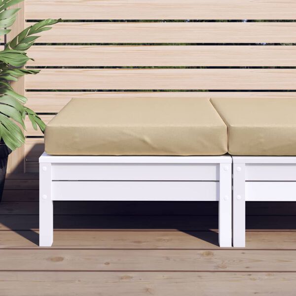 vidaXL Μαξιλάρι Παλέτας Μπεζ 60x60x9,5 εκ. Ύφασμα