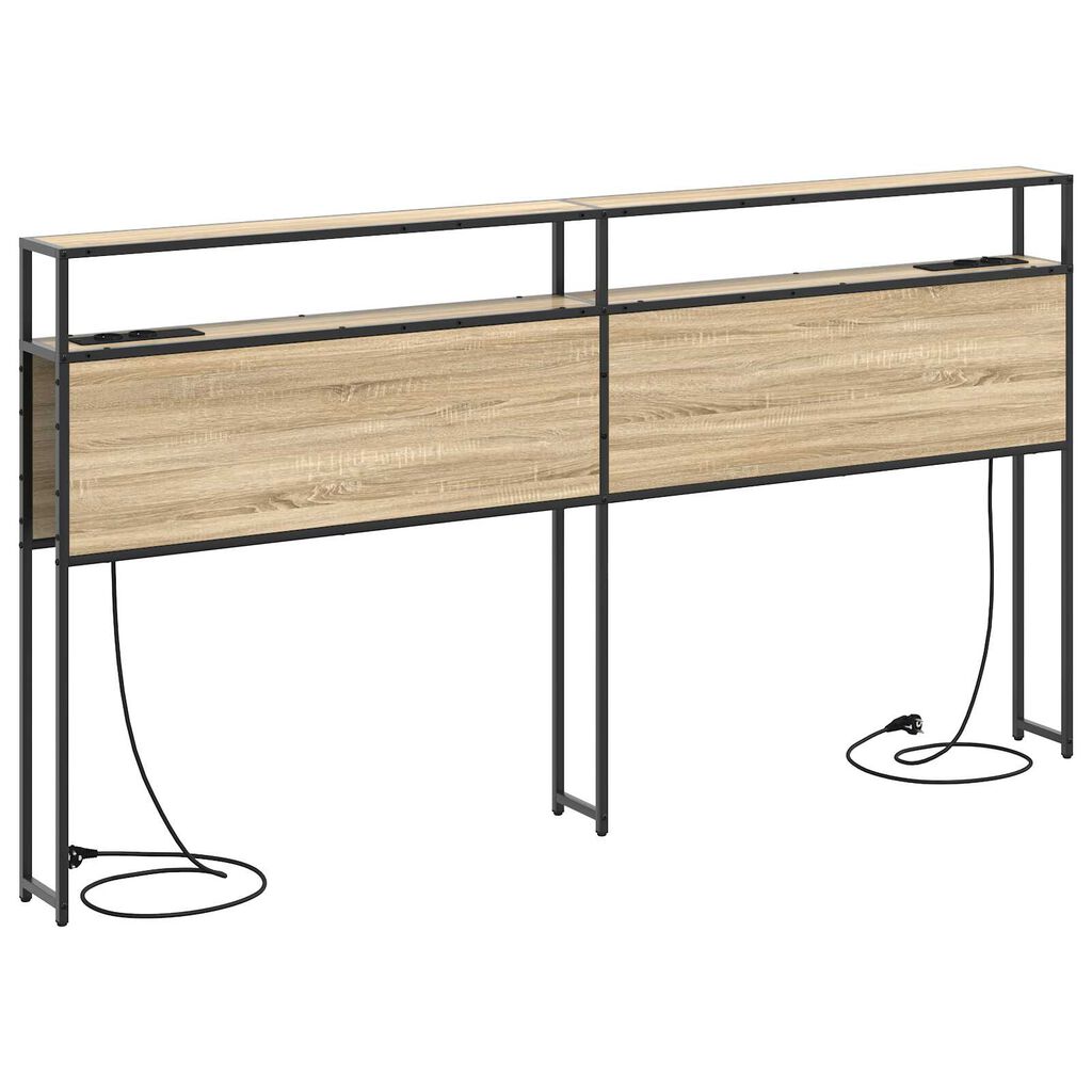vidaXL Κεφαλάρι Αποθήκης Sonoma Oak 180 εκ. Επεξεργασμένο ξύλο